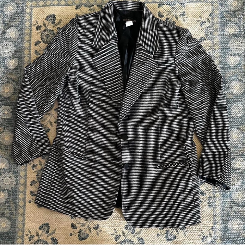 Vintage Requirements Houndstooth Blazer